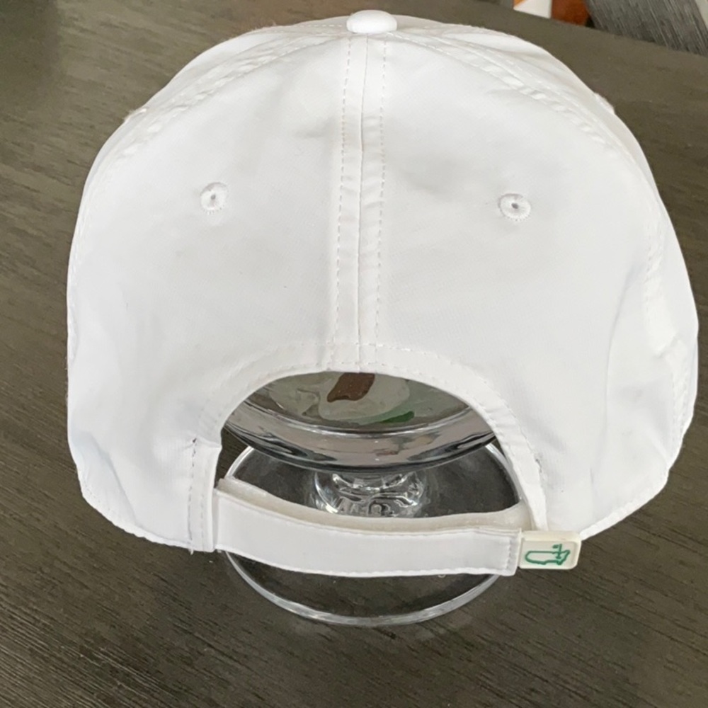 American Needle White Hat with Yellow Masters Logo - Picture 3 of 8